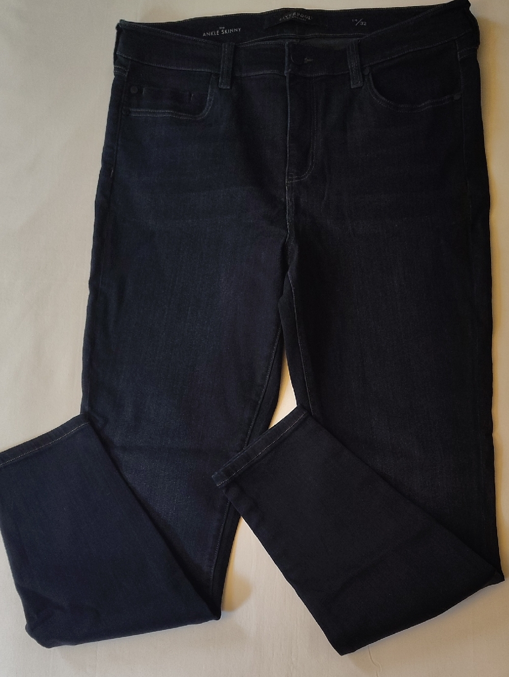 Liverpool Women's Dark Blue The Ankle Skinny  Jeans Size 14/32 EUC